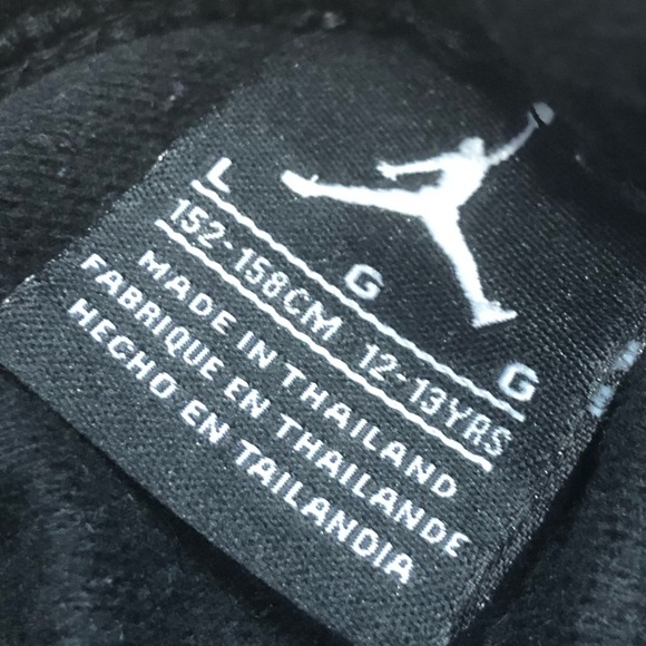 JORDAN pull on pants Large 12-13 years black and blue - Picture 5 of 8